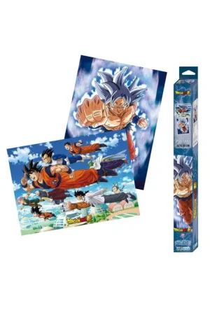 Flitsaanbieding DRAGON BALL SUPER - Goku & Friends - Set of 2 posters '52x38'