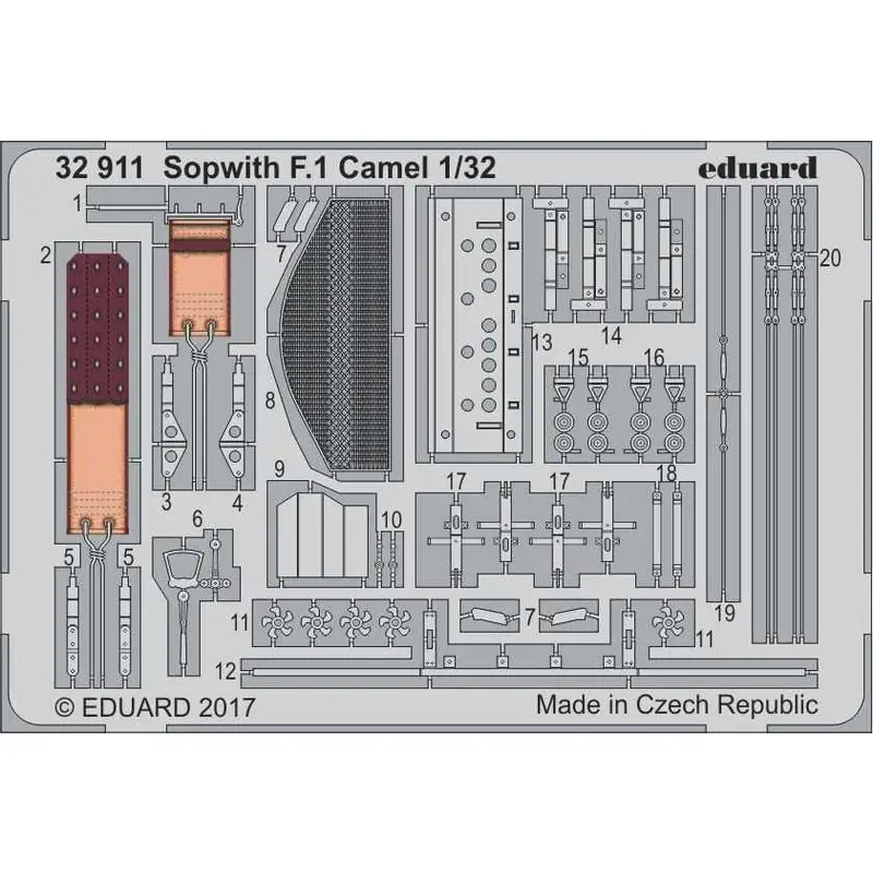Dagaanbieding Sopwith F.1 Camel (ontworpen om gebruikt te worden met Wingnut Wings kits) Accessoire
