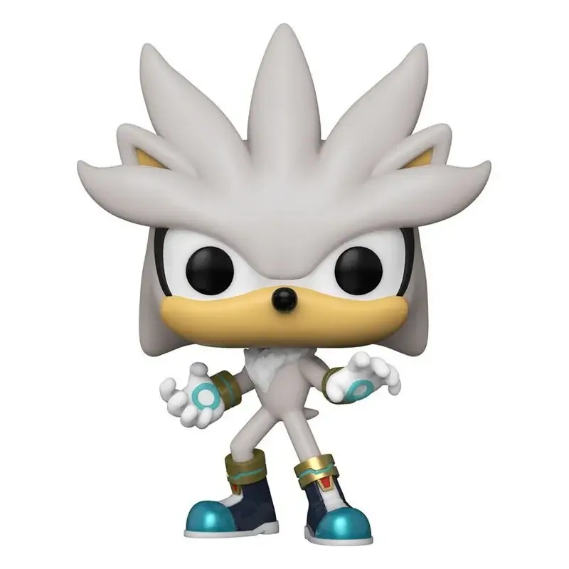 Lage Prijs Sonic the Hedgehog POP! Games Vinyl beeldje Sonic 30th - Silver the Hedgehog 9 cm Pop figur