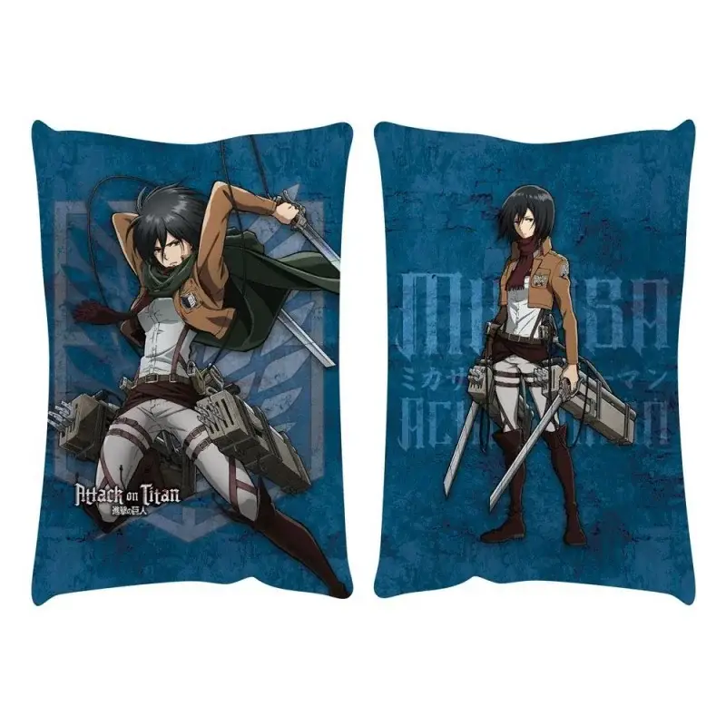 Speciale Aanbieding Attack on Titan kussen Mikasa Ackermann 50 x 35 cm