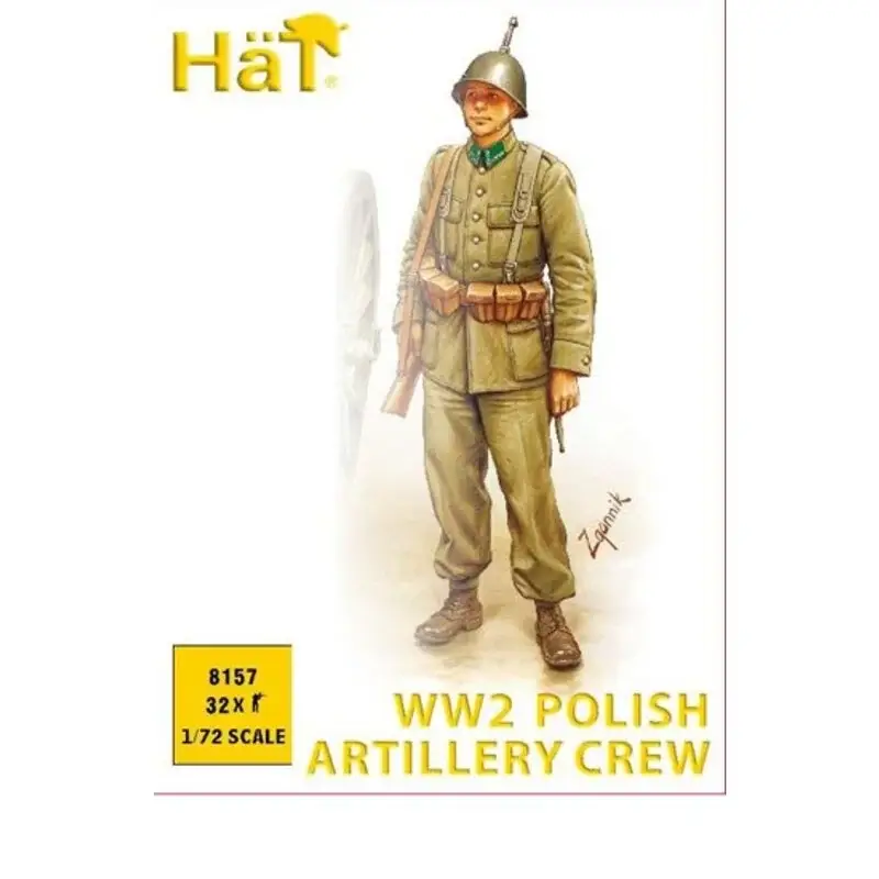 Poolse artillerie WW2 1/72 Figuren Speciale Aanbieding