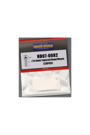 Nieuw 0.5mm tapered head rivet