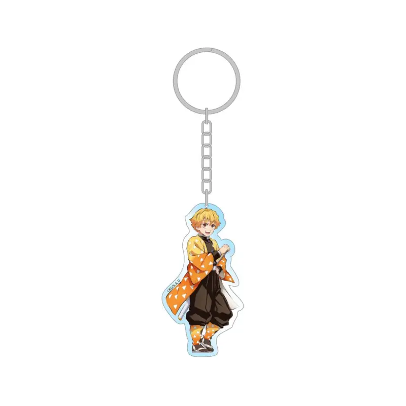 Gecertificeerd Demon Slayer: Kimetsu no Yaiba keychain Zenitsu Holographic 7 cm