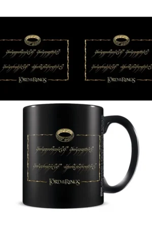 Flitsaanbieding THE LORD OF THE RINGS - The One Ring - Black Pod Mug 325ml