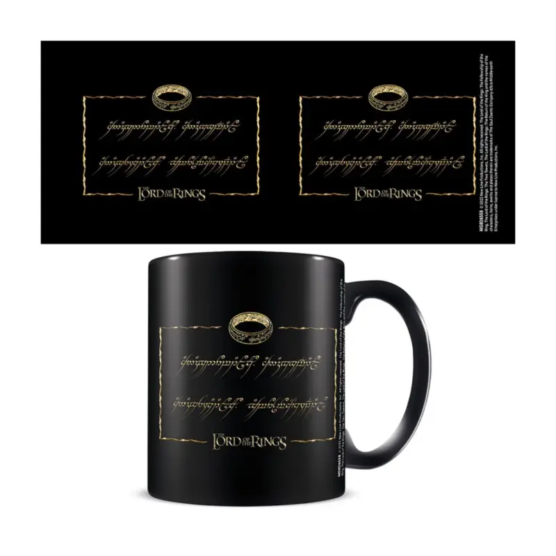 Flitsaanbieding THE LORD OF THE RINGS - The One Ring - Black Pod Mug 325ml