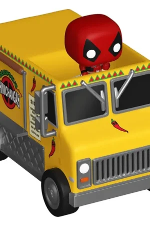 Premium Marvel POP! Rides Vinyl Figure Deadpool w/Chimichanga Truck 1" Pop figur