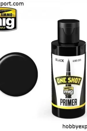 One shot zwarte primer Acrylverf Express Levering