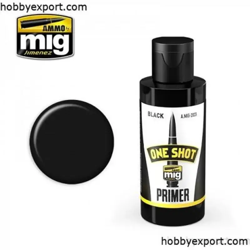 One shot zwarte primer Acrylverf Express Levering