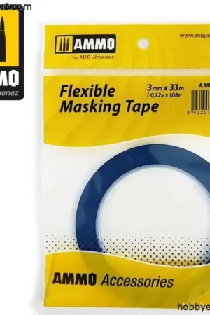 Flexibele maskeerband 3mm x 33m Alleen Vandaag