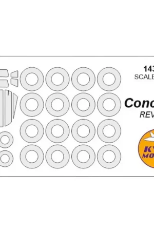 Concorde luifel verfmasker EN wiel verfmasker maskers (ontworpen voor gebruik met Revell kits RV4257) Koop Vandaag