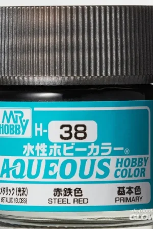 Voordeelprijs Mr Hobby -Gunze Aqueous Hobby Colors (10 ml) Steel Red Acrylverf