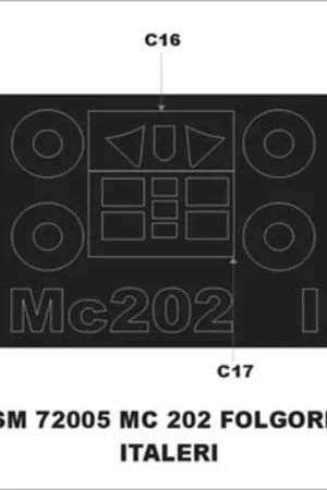 Macchi C.202 (exterior) (designed To Be Farming with Italeri kits) Accessoire Hoge Kwaliteit