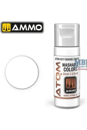 Must-Have ATOM WASHABLE White Acrylverf
