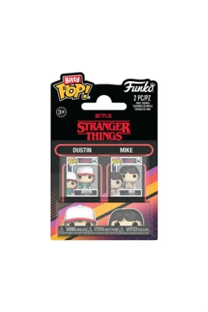 Aanbieding Stranger Things - pack of 2 Bitty POP figures! Vinyl Dustin & Mike 2.5 cm