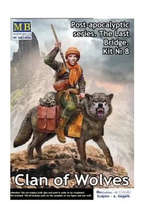 Post-apocalyptic series. The Last Bridge. Kit No. 8. Clan of Wolves Figuren Direct Verzonden