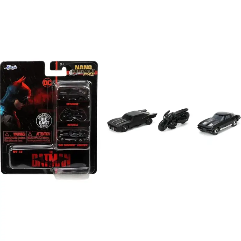 Nano the batman 3 car set dc comics Miniatuur Actieprijs