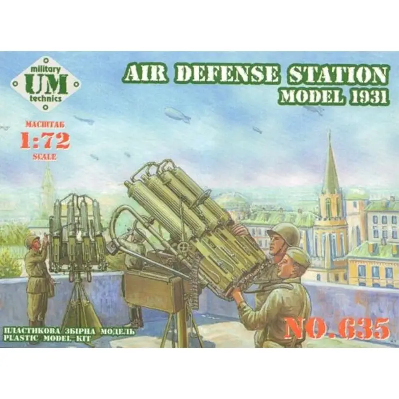 Air defense station model 1931 Schaalmodel Laatste Versie