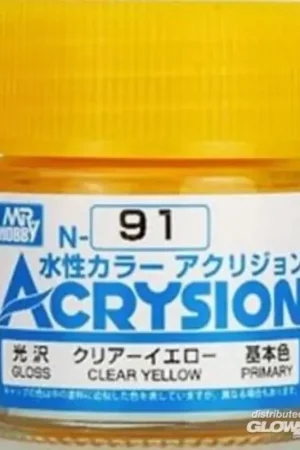 Bestseller Mr Hobby -Gunze Acrysion (10 ml) Clear Yellow Acrylverf