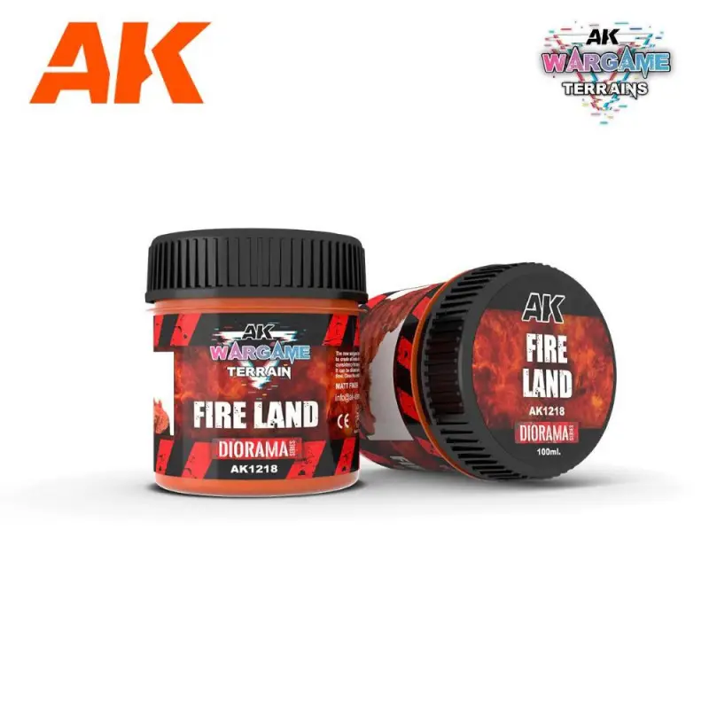 AK INTERACTIVE BATTLE GROUNDS: Fire Land 100 ml. Beperkt Aanbod