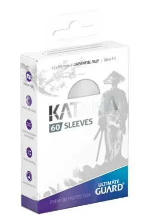 Gereduceerde Prijs Ultimate Guard 60 Katana Sleeves Japans formaat Wit