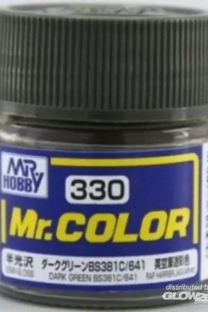 Mr Hobby -Gunze Mr. Color (10 ml) Dark Green BS381C/641 Acrylverf Betaalbaar