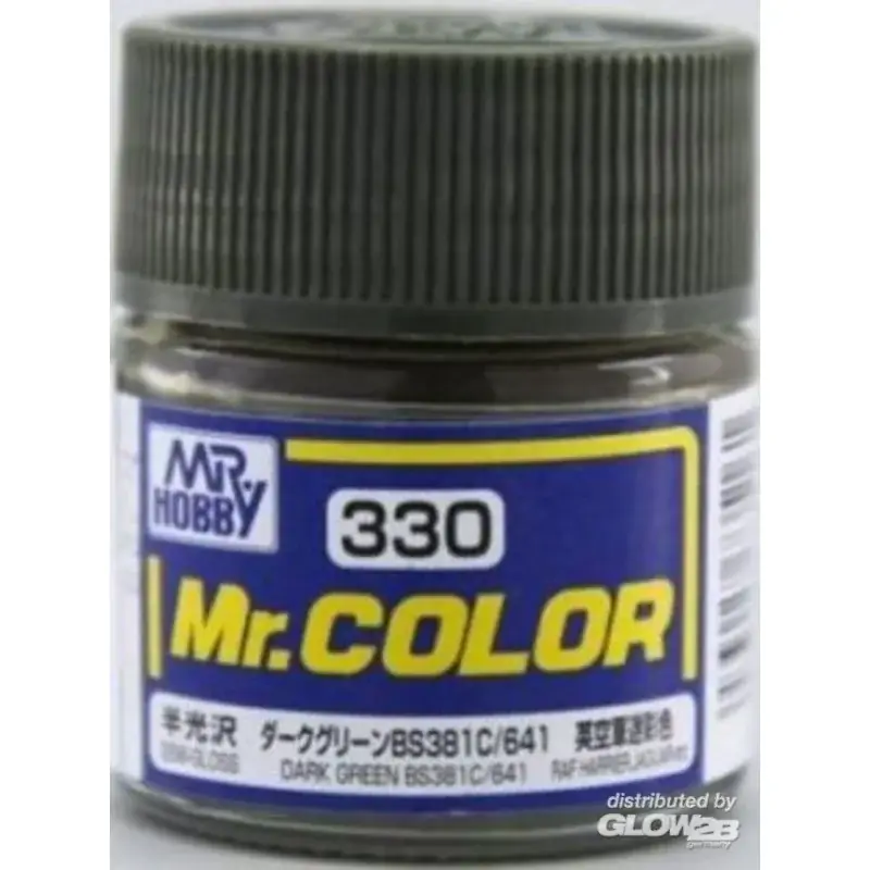 Mr Hobby -Gunze Mr. Color (10 ml) Dark Green BS381C/641 Acrylverf Betaalbaar