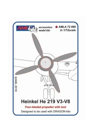 Bestel Nu Heinkel He-219V3-V8 (Vierbladige propeller met gereedschap) (ontworpen voor gebruik met Dragon-kits)