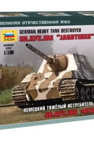 Premium SD.KFZ.186 Jagdtiger Tank Destroyer Schaalmodel