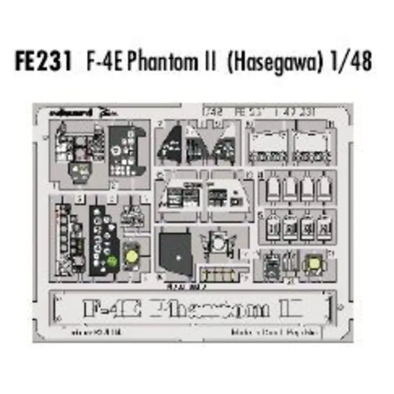 F-4E Phantom PRE-PAINTED IN COLOUR! (toebehoren voor modelbouwsets van Hasegawa) This Zoom set is a simplified version of the st Goedkoop