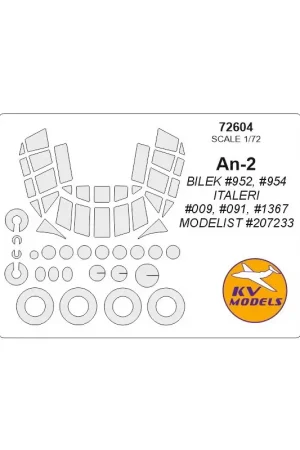 Exclusieve Aanbieding Antonov An-2 + wielen maskers Accessoire