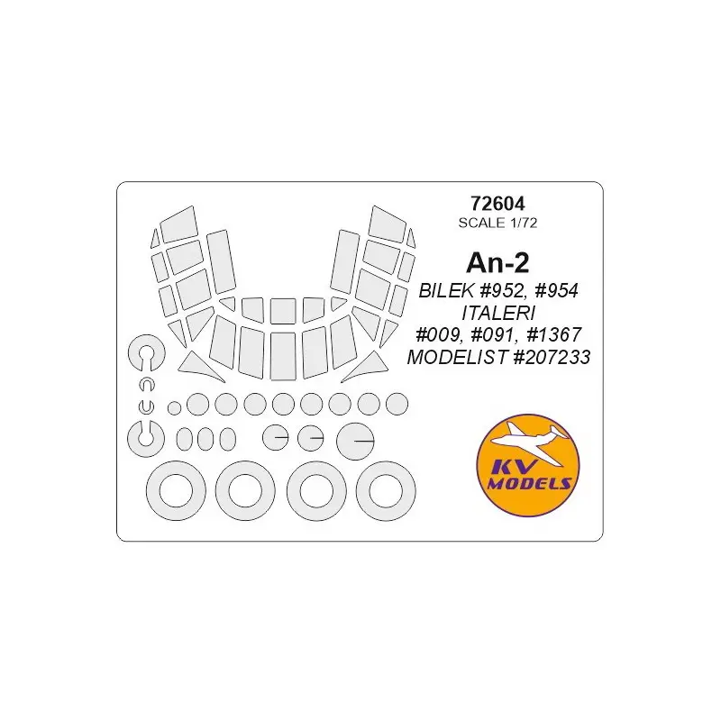 Exclusieve Aanbieding Antonov An-2 + wielen maskers Accessoire