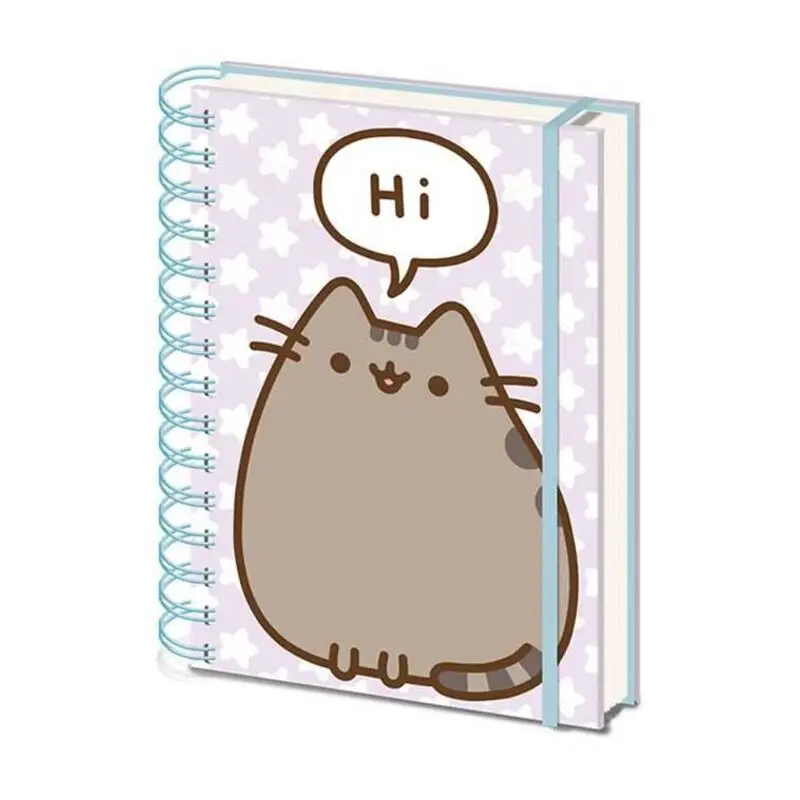 Pusheen Wiro-notebook A5 Pusheen zegt hallo Beperkt Aanbod
