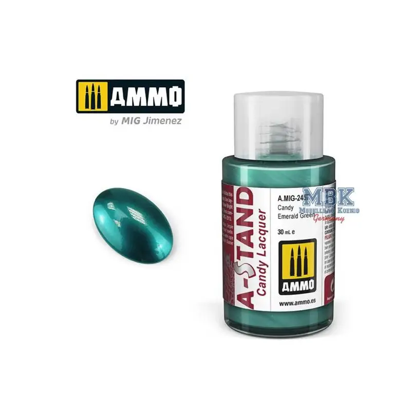 Flitsaanbieding A-STAND Candy Emerald Green - 30ml Enamel Paint Acrylverf