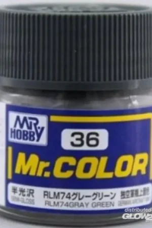 Korting Mr Hobby -Gunze Mr. Color (10 ml) RLM74 Gray Green Acrylverf