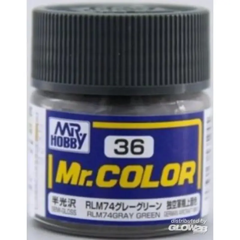Korting Mr Hobby -Gunze Mr. Color (10 ml) RLM74 Gray Green Acrylverf