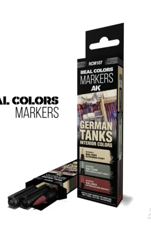 Op = Op German tanks interior colors - set 3 real colors markers Acrylverf