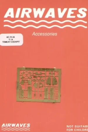 Grumman F-14 Tomcat Cockpit Set (toebehoren voor modelbouwsets van Italeri) Accessoire Beperkte Voorraad