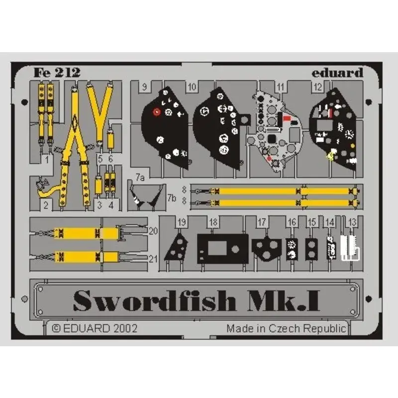 Fairey Swordfish Mk.I PRE-PAINTED IN COLOUR! (toebehoren voor modelbouwsets van Tamiya) This Zoom set is a simplified version of Alleen Vandaag