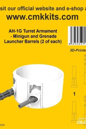 AH-1G Turret Armament - Minigun and Grenade Launcher Barrels (2 of each) 1/35 Accessoire Koop Vandaag