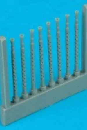 Avro Lancaster Mk.I/III gun barrels with round perforations (toebehoren voor modelbouwsets van Tamiya) Koopje
