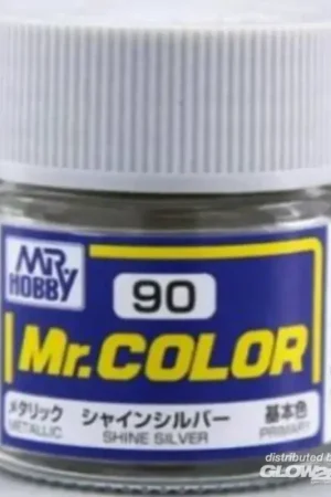 Mr Hobby -Gunze Mr. Color (10 ml) Shine Silver Acrylverf Must-Have