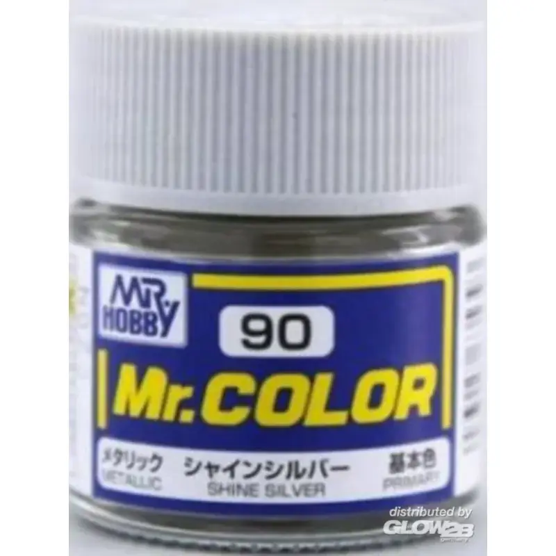 Mr Hobby -Gunze Mr. Color (10 ml) Shine Silver Acrylverf Must-Have