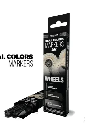 Wheels - set 3 real colors markers Acrylverf Bestseller