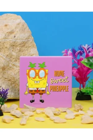 SPONGEBOB SQUAREPANTS - Home Sweet Pineapple - Square Ceramic Coaster Bestseller