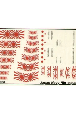 Laatste Kans Opnieuw gedrukt! Vlaggen en markeringen van de Japanse marine. Decal