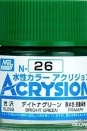 Koop Vandaag Mr Hobby -Gunze Acrysion (10 ml) Bright Green Acrylverf