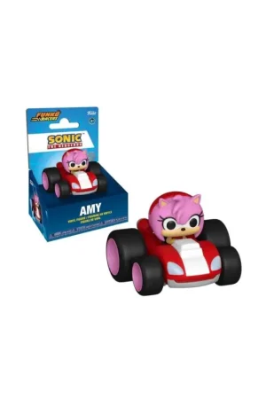 Uitverkoop Sonic The Hedgehog Super Racers Diecast Figure Amy Rose 5 cm Pop figur