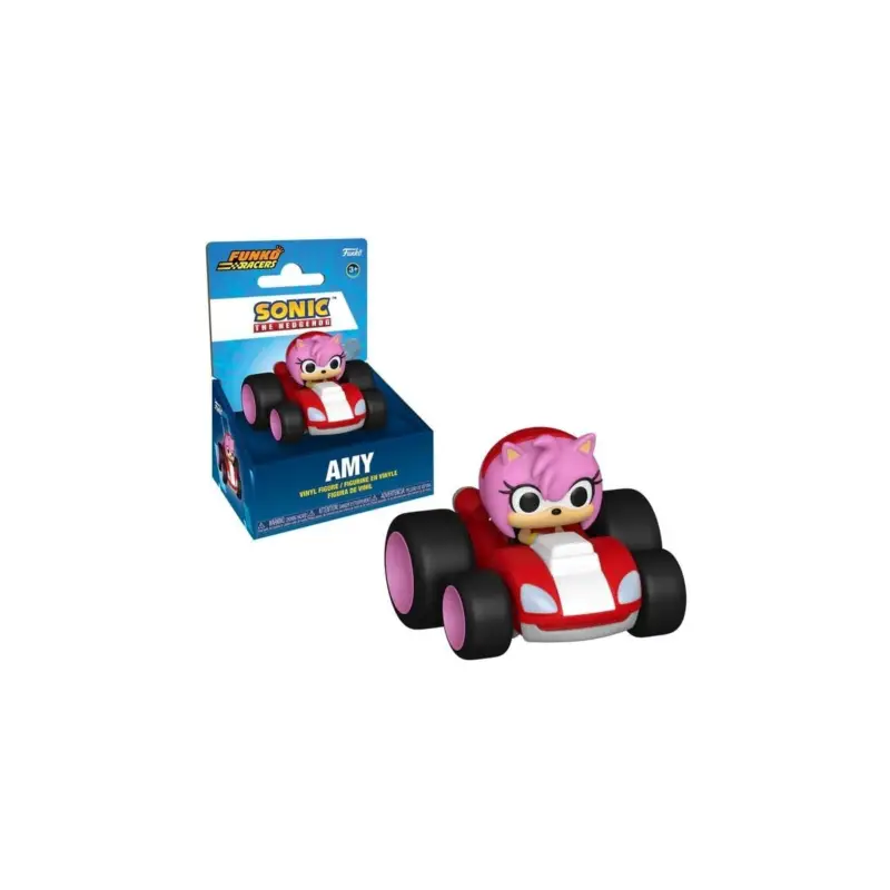 Uitverkoop Sonic The Hedgehog Super Racers Diecast Figure Amy Rose 5 cm Pop figur
