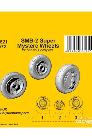 SMB-2 Super Mystère Wheels for Special Hobby kits Betaalbaar