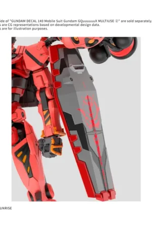 Beste Prijs GUNDAM GQuuuuuuX - Decal 140 Gundam GQuuuuuuX 2 - Model Kit